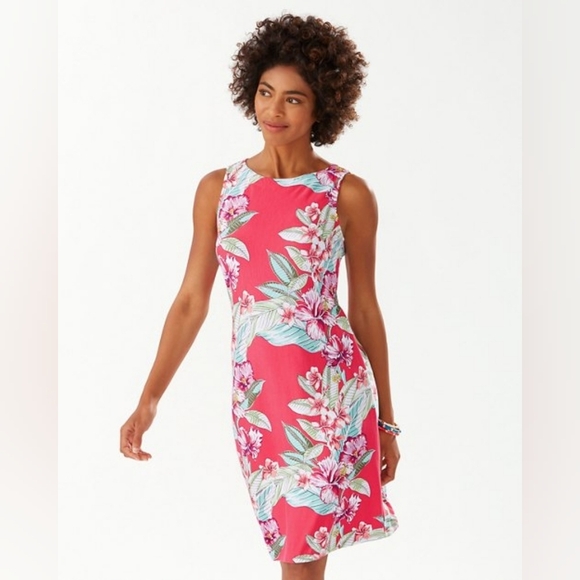 Tommy Bahama Dresses & Skirts - Tommy Bahama Maria Mambo Shift Dress XXS Coral Tropical Beach